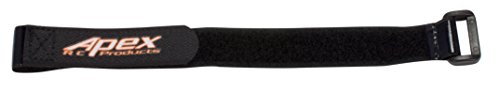 5 Pack 20mm x 300mm HD Rubberized Battery Straps Non-Slip - Apex RC Products #3031