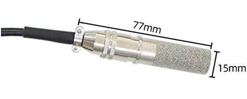 Taidacent RS485 Temperature and Humidity Transmitter Modbus RTU Moisture Monitoring Controller Probe with SHT30 Sensor PLC DCS (SHT30TYPE3) - style: SHT30 Metal Probe High Temperature Waterproof Temperature and Humidity
