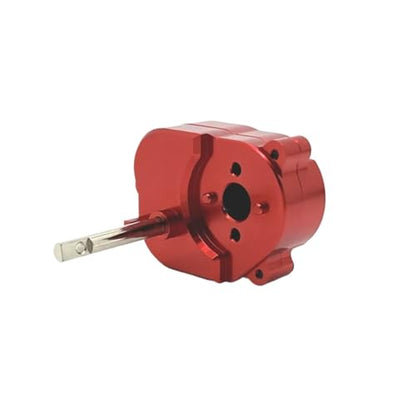 for MN78 for MN168 for MN99S MN82S LC79 1/12 Metal Transmission Metal Gearbox Gear Set RC for Rock Crawler Car Upgrade Part Accessories RC Car Parts(Red) - size: Red