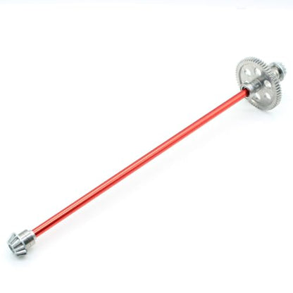 Metal Central Drive Shaft Replacement RC Parts for WLtoys 124008 1/12 4WD RC Car - color: Central Drive Shaft