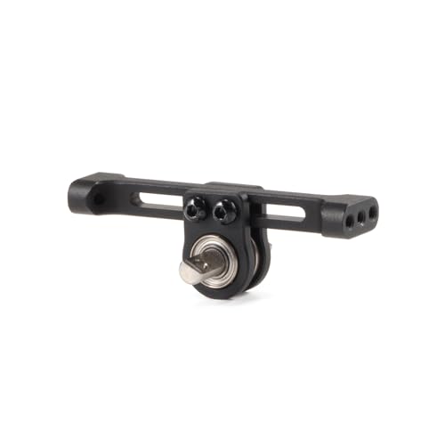 1/24 RC Crawler Aluminum Carrier Bearing Cross Member Adjustable for SCX24 Custom Build 1/24 Comp Rig Crawler 35mm Width with 3mm D Shaped Shaft