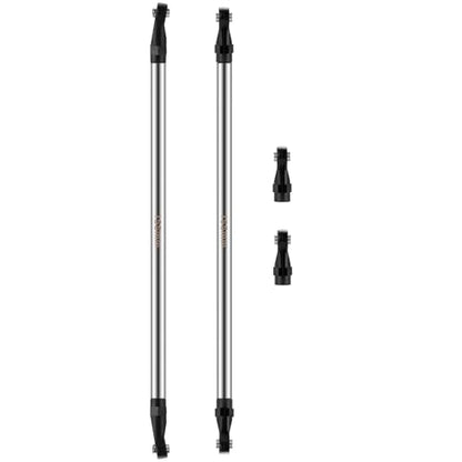 2Pcs Stainless Steel Link Rod Linkage Plastic Link Rod End，155mm | 55mm-155mm，Upgrade Parts，For Axial 1/10 SCX10 TRX4，RC Crawler Car - style: 155mm