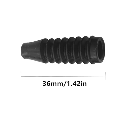 4Pcs 1:8 RC Absorber Rubber Cover Shock Damper Absorption Cover Dust-Proof Boot for 1/8 RC Off-Road Monster Short-Course Truck Car Kyosho TRX4 Hobao HPI HSP Upgrade Parts (36mm) - size: 36mm