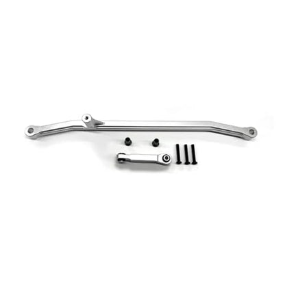 RC Links Linkage Compatible with LOSI for LMT for Monster for Trucks 18 RC Upgrade Part Steering Link Rod RC Car Part Stronger Steering Linkage Tie Rod(White) - color: White