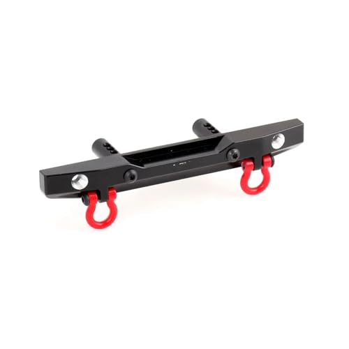 Rc Car Bumper Compatible with Axial for SCX10 PRO 1/10 RC Crawler Car CNC Aluminum Rear Bumper Set Shackles Upgrades Parts Accessories