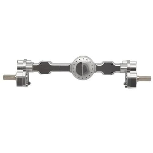 CNC Metal Front and Rear Portal Axle Assembly with Steel Gears for MN99S D90 D91 MN98 MN45 FJ45 1/12 RC Crawler Car Upgrades Parts (Sliver Rear) - color: Sliver Rear