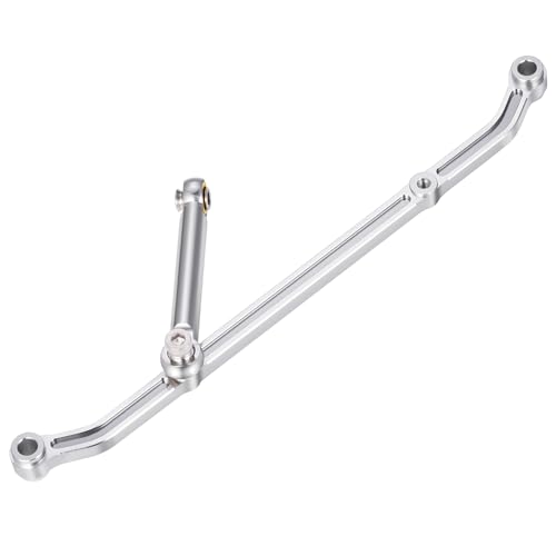MOHERO Aluminum Steering Link Arm Tie Rod for Axial SCX10 Upgrade - color: Silver