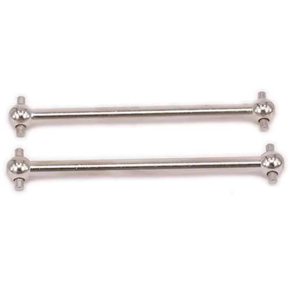 Compatible with HPI WR8 for Flux WR80007 1/10 Rc for Hobby Car Accessories Parts Drive Shaft Dogbone 56mm Hole to Hole RC Car DriveShafts(Silver) - color: Silver