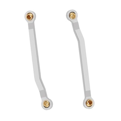 High Clearance Links Set CNC Aluminium Chassis Link for TRX4M High Trail K10 F150 1/18 RC Crawler Upgrade Part (Silver) - color: Silver