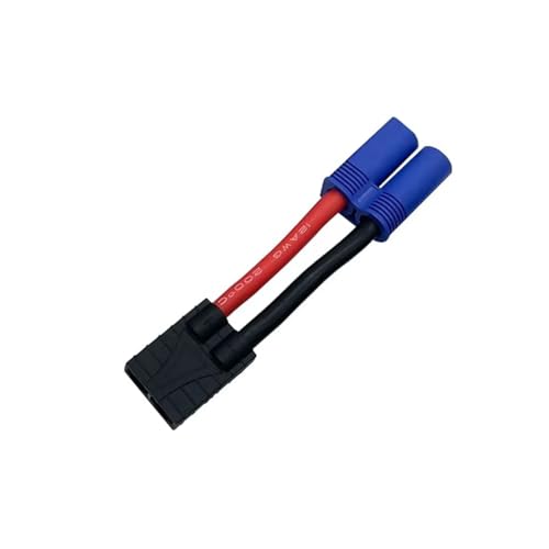 for Traxxas Ec5 XT60 12awg ECS Converter Wire Male Female Plug Cable Adapter for RC Car LiPo Battery Charging Parts Accs Replacement Use RC Car DIY Parts(EC5-M to TRX-F) - size: EC5-M to TRX-F