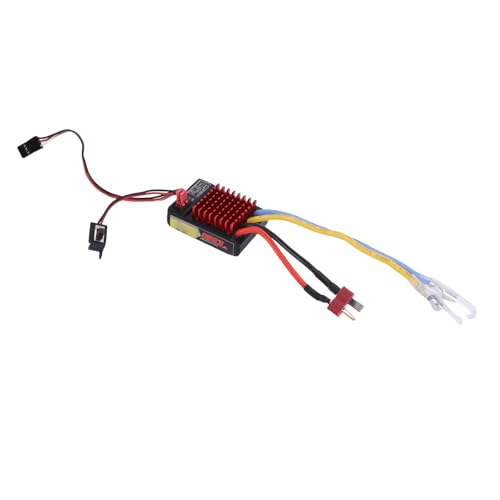 60A RC ESC, Powerful Performance with 320A Current for 1/10 1/16 Scale RC Cars, Compatible with 380 390 540 550 Brushed Motors