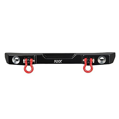 KYX Racing Aluminum Alloy Rear Bumper Upgrades Parts Accessories for 1/24th Scale RC Crawler Car Axial SCX24 JLU AXI00002