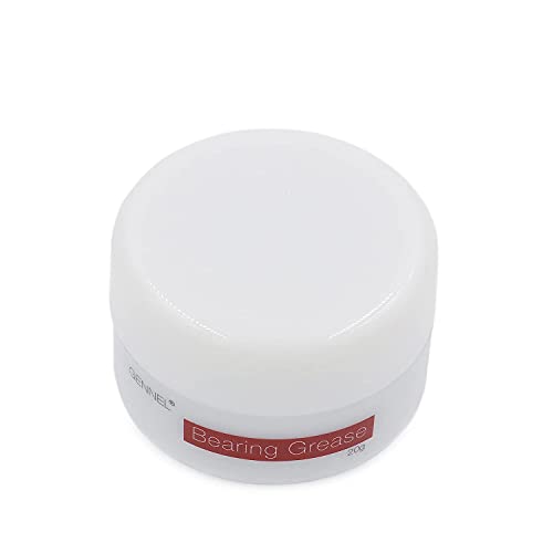 20g Low/High Temperature Spindle Lubricating Oil, Bearing Grease | Low/High Temperature Bicycle Grease for PC Bearing Fan Electric Motor Gear Keyboard Switch Bike, Polyurea Based Grease - style: 20g