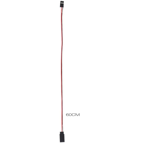 8PCS 600mm Servo Extension Cable 3-Pin Male to Female 30 Core Lead Wire Cable Connectors Control Board Remote - 60CM
