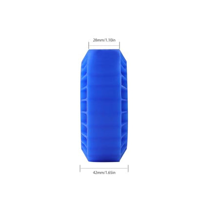 1.9 Inch Silicone Rubber Insert Foam Fit for 118-122mm 4.75" OD 1.9" Wheel Tires Inserts for 1/10 RC Crawler Accessories (Blue) - color: Blue