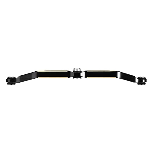 INJORA Black Brass Steering Link for 1/18 RC Crawler TRX4M Upgrade, 12g - color: Black