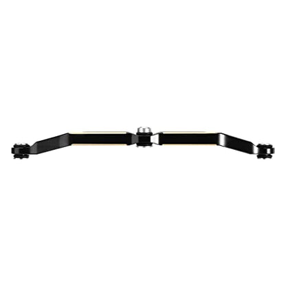 INJORA Black Brass Steering Link for 1/18 RC Crawler TRX4M Upgrade, 12g - color: Black