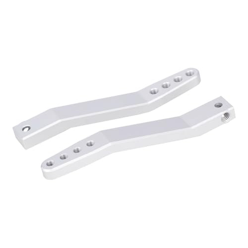 Metal Rear Sway Bar Anti-roll Set for 1/10 Axial Wraith RR10 Yeti Rock Crawler Car (Silver) - color: Silver