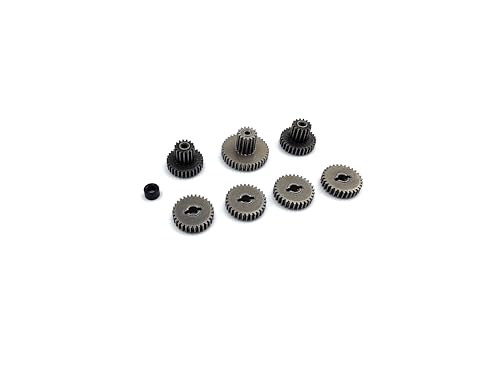 Helidirect HobbyPlus CR18P EVO Metal Transmission Gear - Remote Control Car, RC Cars, RC Truck, 1/18 Rock Crawler Body Shells (Metal Transmission Gear Set (Brushless) 240328)