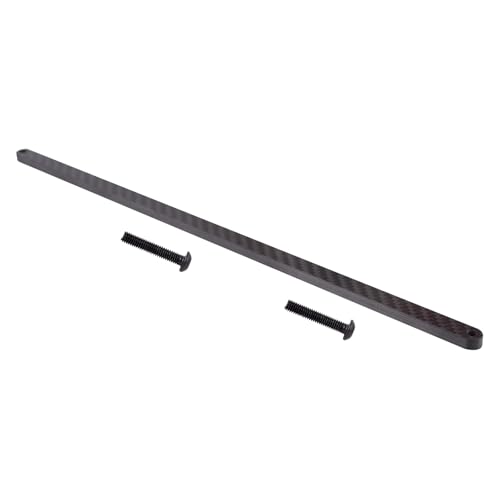 XTPTFABS 1SET Carbon Center Chassis Brace/Center Brace Bar,Lightweight | Fit for Arrma Vendetta 3s BLX,Carbon Fiber Plate,Easy to Install,Improving the Shock Absorption