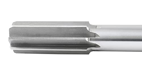 Accusize Industrial Tools 5015-0320 H.S.S. M2 Straight Shank Straight Flute Chucking Reamer, 1-1/4 in | 1-1/4" HSS M2 Straight Shank Straight Flute Chucking Reamer, Flt Len 3", OAL 11-1/2", Right Hand Cut, 10 Flute - size: 1-1/4 in.