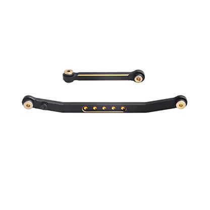 1/24 RC Link Kit with Aluminum Front Steering Linkage Set Fits for Axial SCX24 Deadbolt AXI90081 1/24 RC Crawler Car Upgrade Parts