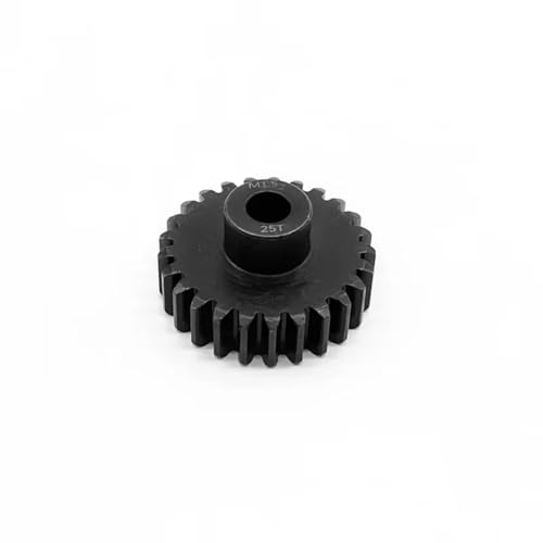 Compatible with 5687 4985 Series 1/5 1/6 RC Car Upgrade Parts 1 Pcs M1.5 8mm 11T-14T 15-17T 18T-20T 21T-30T Metal Pinion Motor Gear RC Assortment(25t) - size: 25t