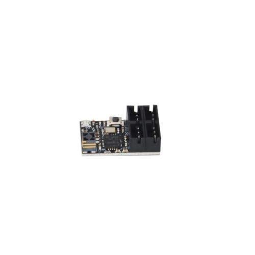 SR Compatible Receiver 4CH PWM Output, 3g Lightweight, High Speed, Anti-Interference for RC Racing Drifting Cars, Compatible with 7PX 4PM 4PX Transmitters | With short antenna - color: With Short Antenna