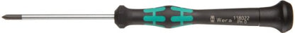 Wera 05118022004 Kraftform Micro 2050 PH Phillips Electronics Precision Screwdriver, PH 0 Head, 60mm Blade Length - size: Phillips #0 Head , 60mm Blade