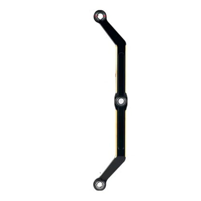 RC Cars Crawler Parts Compatible with TRX4M 1/18 RC Crawler Upgrade Parts Brass Caster Blocks C-hubs Axle Diff Cover Steering Cup Shock Cap(Steering Links) - size: Steering Links