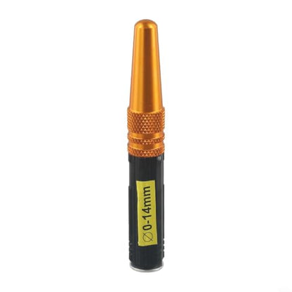 Non-Slip RC Reamer Tool 1-14mm, Handy Hole Puncher with Guide for Car Shell Fitting and Track Day Spares(A)