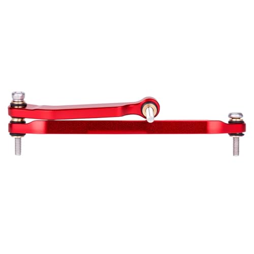 Aluminum Steering Links for 1/30 Axial SCX30 RC Crawler Car Upgrade Parts (Red Steering Link) - color: Red Steering Link