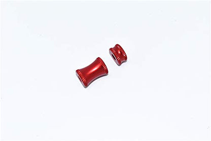 GPM for Arrma 1/7 Mojave 6S BLX Upgrade Parts Aluminum Collar for Rear Chassis Brace - 2Pc Set Red