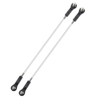 MECCANIXITY 2Pcs Adjustable Turnbuckles Camber Link, 234-244mm Turnbuckle Rod Steering Servo Linkage with M3 Ball Head Rod Ends for RC Car Replace Parts - size: 234-244mm