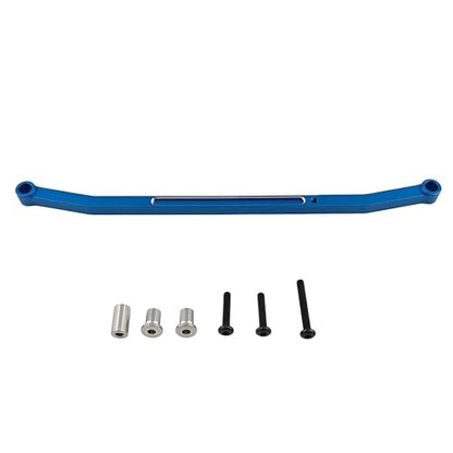 Steering Tie Rod & Drag Link for Losi 1/18 Mini LMT 4X4 Truck (Blue) | Aluminum,Monster Truck,Steering Link Set,Upgrade Parts,LOS211051 Compatible,LOS01026 Compatible,CNC Machined,High Strength - color: Blue