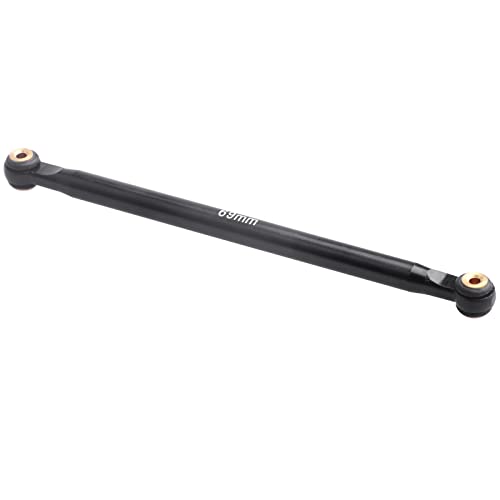 1/24 RC Link Kit with Aluminum Front Steering Linkage Set Fits for Axial SCX24 Deadbolt AXI90081 1/24 RC Crawler Car Upgrade Parts