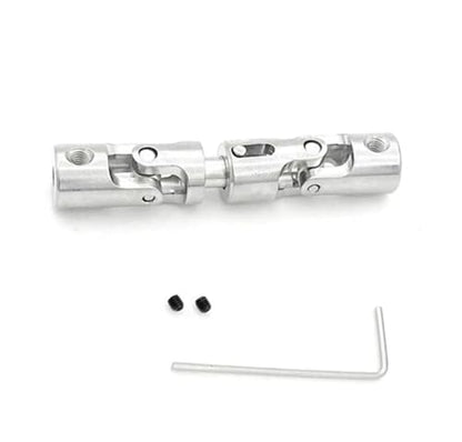 RC Car Transmission Shaft for WPL 1/16 6WD B16 Replacement Transmission Shaft RC Truck Car Universal Joint Shaft Upgrade Parts Metal CVD Drive Shaft Center Shaft(Silver,Size 2) - color: Silver, size: Size 2
