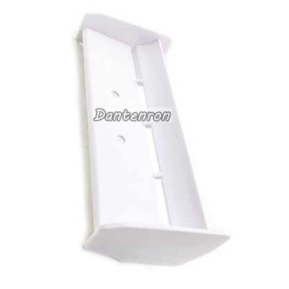 1/10 RC Car Force Rear Spoiler High Down Force Body Wing Tail Compatible with 1:10 Scale RC Off Road Short Course Truck Buggy Racing Car (White) - color: White