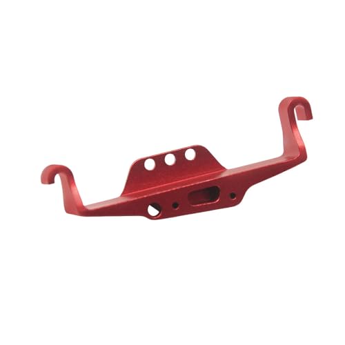 Hobby Details Aluminum Rear Axle Gear Box Skid Link Wheel Upgrade Set for 1/30 Axial SCX30 Jeep Wrangler RC Cars, Red (Battery Tray) - color: Battery Tray