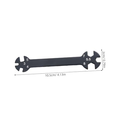 DOITOOL Multifunctional Rc Turnbuckle Wrench Tool Rod Adjusting Tool for Rc Cars Black Finish for Precision Repairs and Adjustments