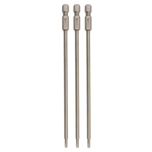 RC Hex Bit 2.5mm for Electric Screwgun/Power Drill(3pcs Hex 2.5mm) | 6 Inch Power Bits,Hex Head Allen Wrench Drill Bit Set,Professional Grade ¼ Inch Hex Shank for Screwdrivers,High Quality Steel - size: 2.5MM * 3PCS