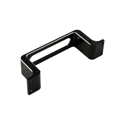 1PC RC Airplane Aluminum Alloy Servo Mounting Bracket Fixed Frame for RC Plane Helicopter Boat DIY Model Toy Fixed Wing Parts (Black) - color: Black