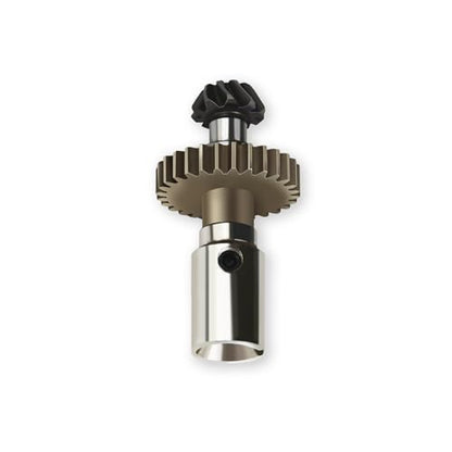 Hosim 1:10 Scale RC Car Differential Gear Helical Rear Drive Gear Upgrade Accessories Chrome Steel, X07-CS06 Accessory Spare Parts for Hosim X07 X07W X08 X15W 1/10 Scale