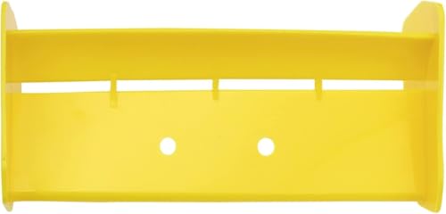 1/10 RC Plastic Rear Spoiler Compatible with 1:10 Scale RC Off-Road Short Course Truck Buggy Racing Rear Wing Tail (Yellow) - color: Yellow