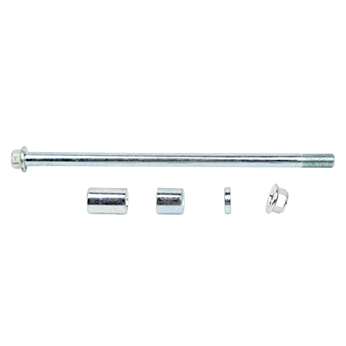 Mokuo 12mm 205mm Front Rear Axle with Bushing 5mm 20mm 30mm Fit for Pit Dirt Bike Moped Scooter QUAD ATV Mini Bike Parts - size: 12-205