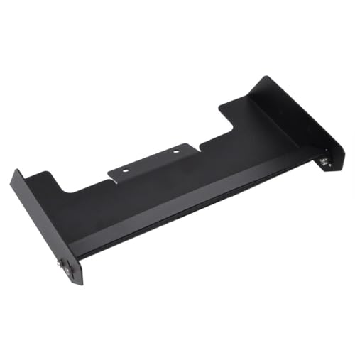 Metal Rear Wing for Tamiya 1/10 TT-02B DF-02 DT-02 RC Car Tail Wing Rear Spoiler Wing Parts (Black) - color: Black