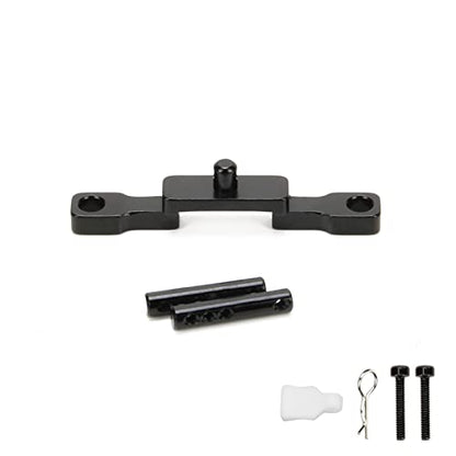 RCAWD SCX24 Front Body Post for Axial Upgrades, Body Mount Aluminum Parts for AXI00002 Black - color: Black