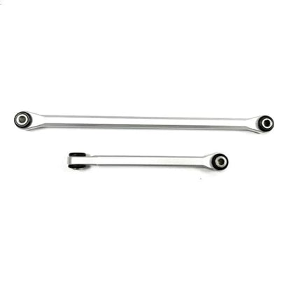 RC Links Linkage Compatible with Axial for UTB18 1/18 RC Car Part Aluminum Alloy Durable Steering Link Rod RC Upgrade Part Steering Linkage Tie Rod(White) - color: White