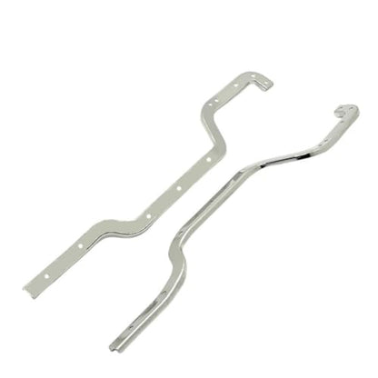 Yiju Industrial Vehicle Rc Chassis Rails Metal Frame Rails Pair Stainless Steel Long Bent Profile with Pre Drilled Holes Suitable for Custom rebuilds Repairs Trail Upgrades