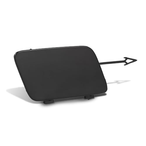 LQI Front Bumper Tow Hook Eye Cover Cap Black 4F0807441F | Compatible with Audi A6 3.0L V6/4.2L V8 A/T Quattro Avant Wagon Base 2009-2010 - size: Front | Fit Audi A6 2009-2010